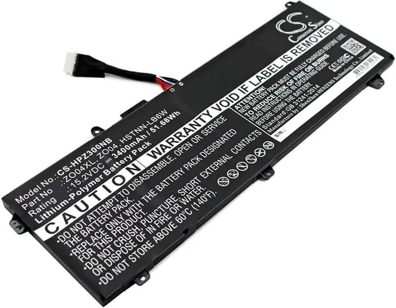 15.2V 3400Mah Laptop Battery For Hp Zbook Studio G3 – 51.68Wh High-Capacity Replacement 1