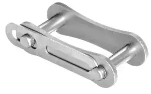 210B Stainless Steel Double-Pitch Master Link — Metric Pitch Chain 1