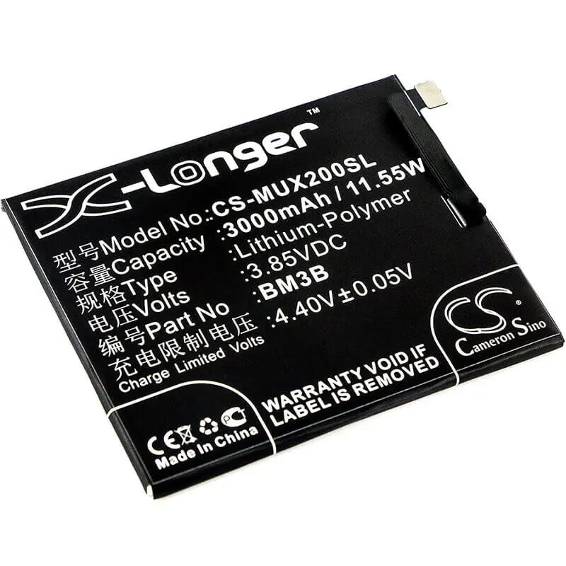 3.85V 3000Mah Li-Polymer Xiaomi Battery – Compatible With Bm3B, M1803D5Xa/Xc, 11.55Wh 1