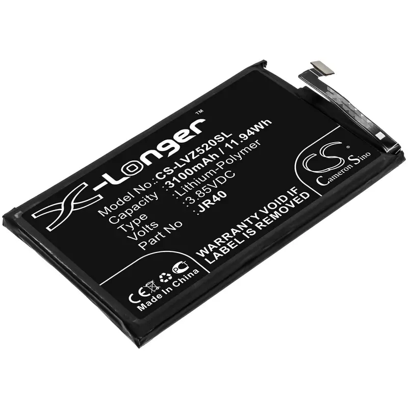 3.85V 3100Mah Li-Polymer Battery For Lenovo – Jr40, L78031/L78032 Models, 11.94Wh 1