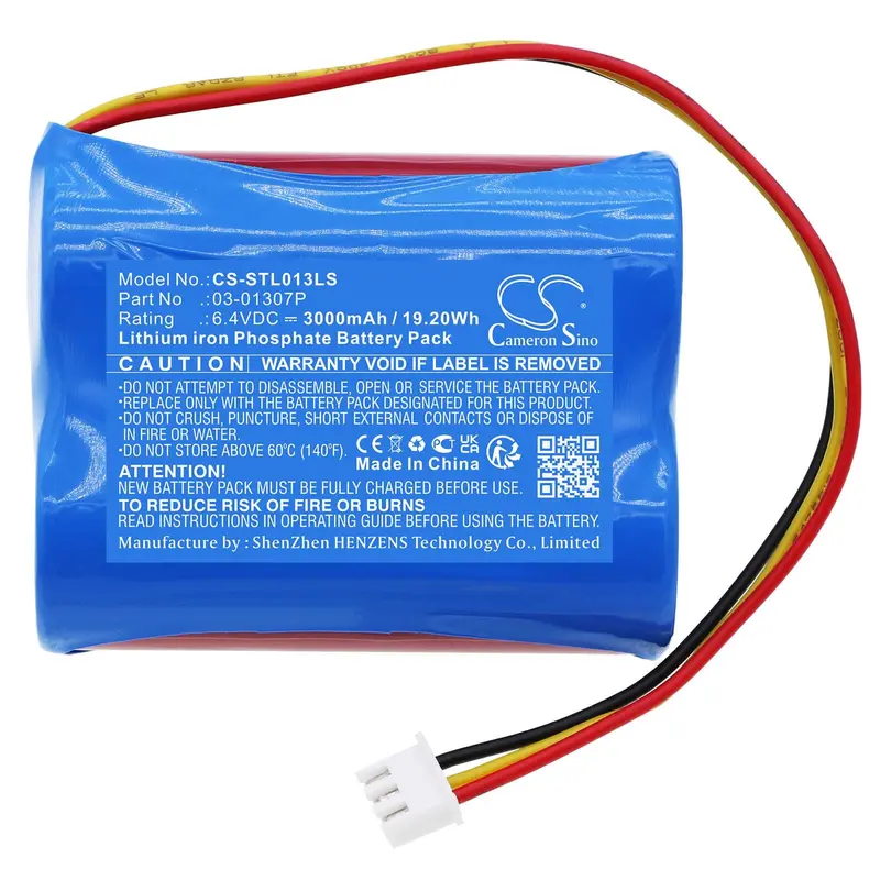 6.4V 3000Mah Lifepo4 Emergency Lighting Battery – Fits Stanilite 03-01307P, Pejllxcm-1/2, 19.2Wh 1