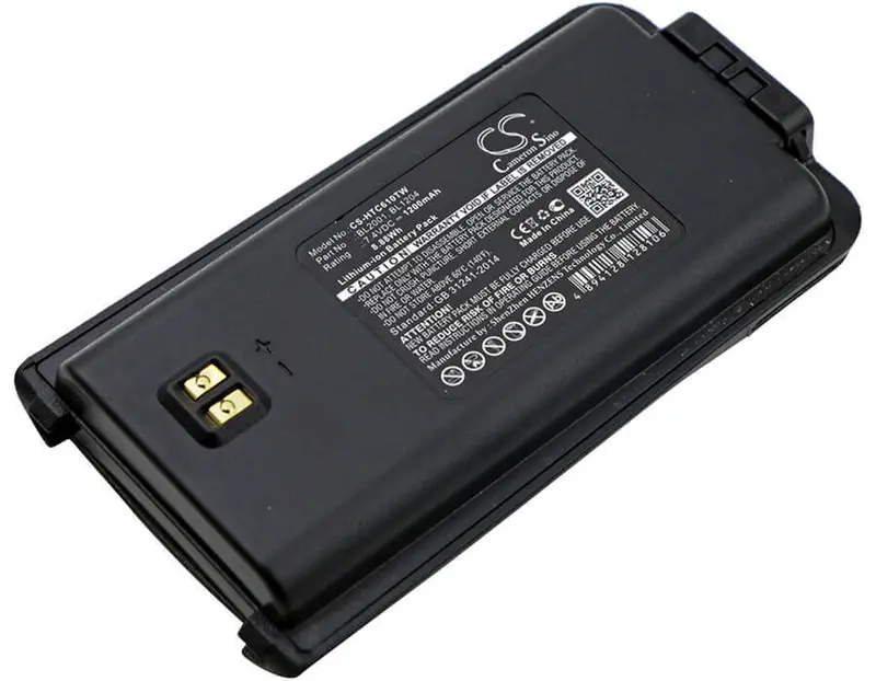 7.4V 1200Mah Li-Ion Two-Way Radio Battery For Hytera Tc-610 & Bl1204 Models 1