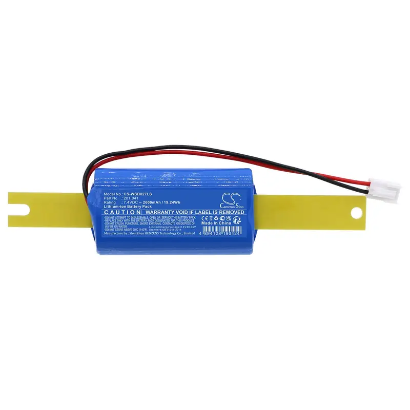 7.4V 2600Mah Li-Ion Emergency Lighting Battery For Wsd Ems8W27-Xx And Model 201.041 1