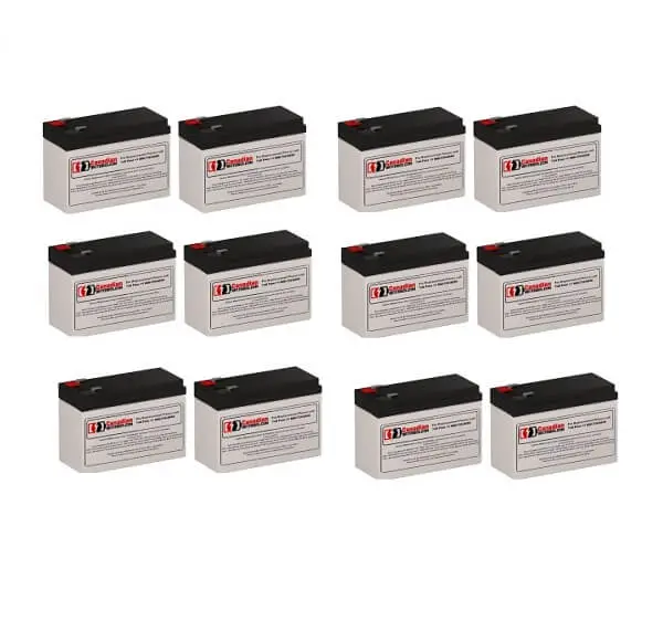 Alpha Technologies Ali Plus Bp1500-3000 Tower Ups Battery Set – 12 × 12V 7Ah Units, 84Wh 1