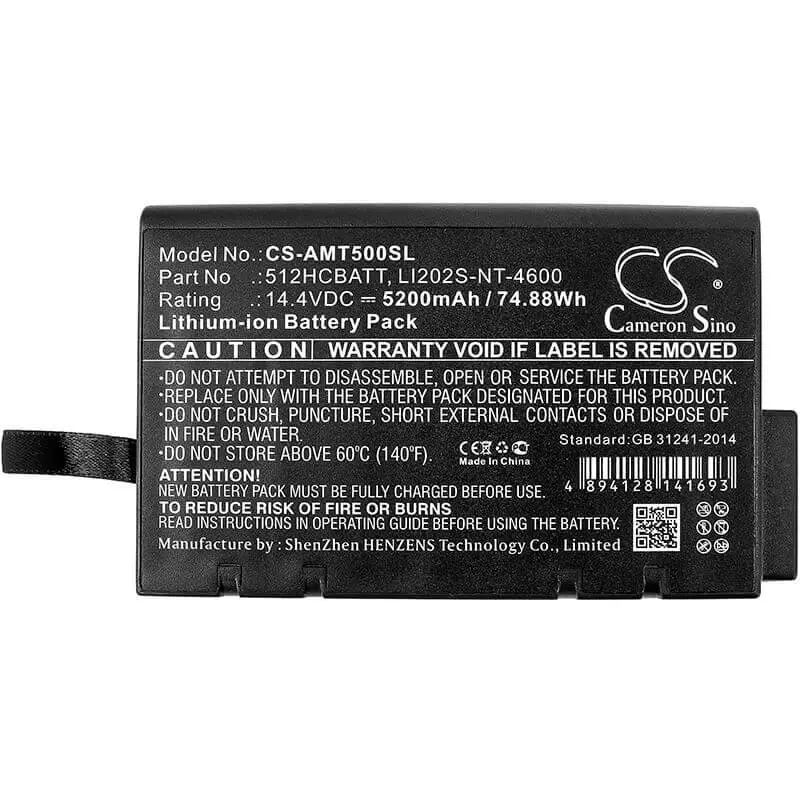 Anritsu & Tsi Network Test Equipment Battery – 14.4V Li-Ion, 5200Mah, 74.88Wh (512Hcbatt, Cma-5000/Cma-5000A) 1
