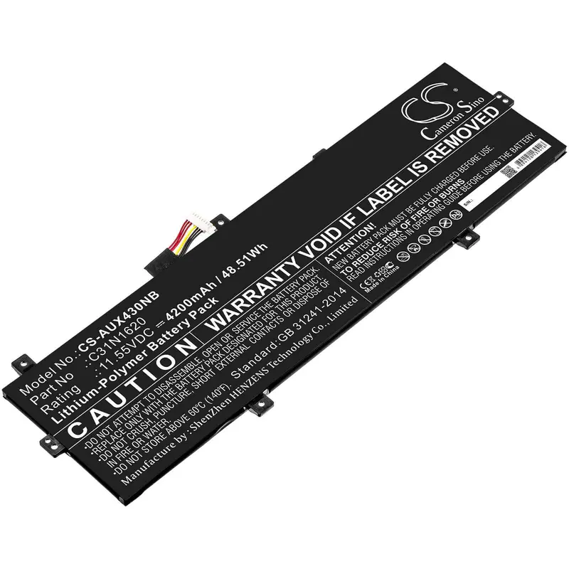 Asus Bx430/Bx430Ua/Bx430Uq Laptop Battery – 11.55V, 4200Mah, 48.51Wh 1