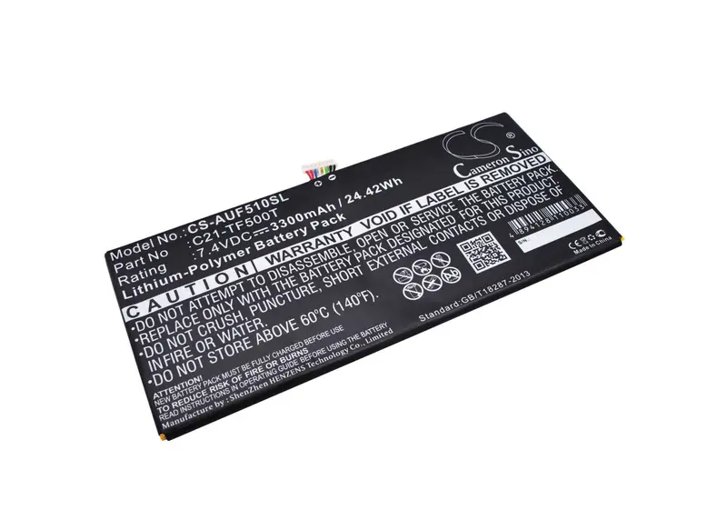 Asus Transformer Pad Tf500T Tablet Battery – 7.4V Li-Polymer, 3300Mah, 24.42Wh (C21-Tf500T) 1