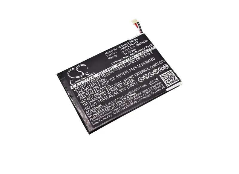 Blu P60W & Touchbook 7.0 Pro Tablet Battery – 3.7V Li-Polymer, 3000Mah, 11.10Wh 1