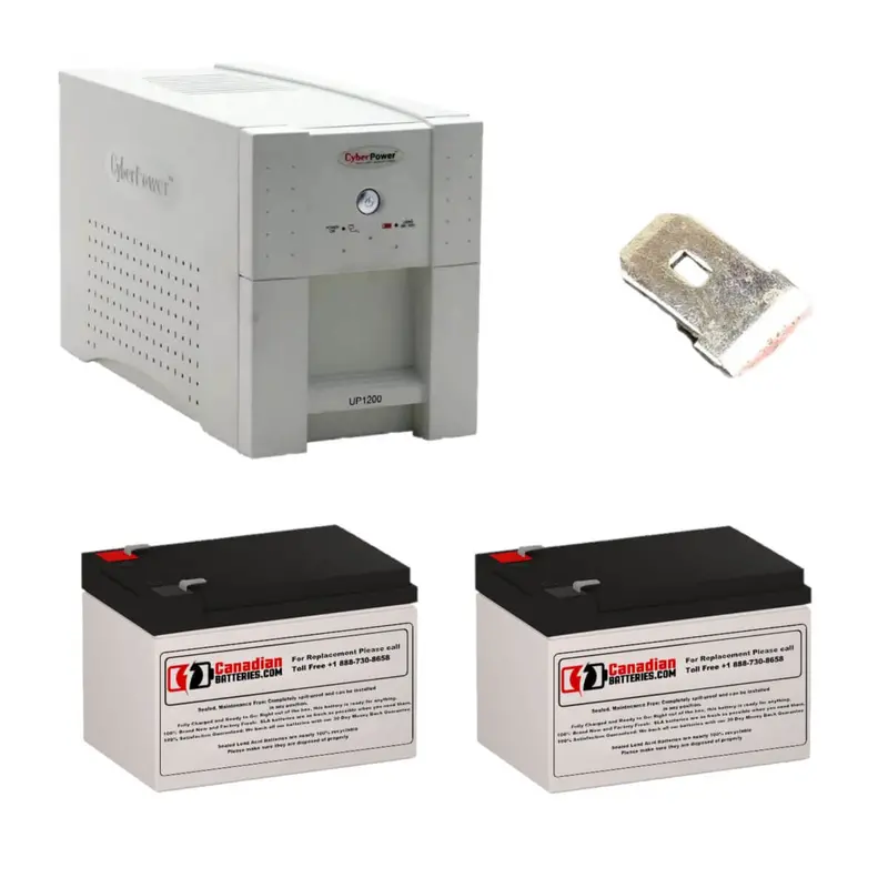 Cyberpower Up1200 Ups Replacement Pack – Two 12V 7Ah Sealed Lead-Acid Batteries (84Wh) 1