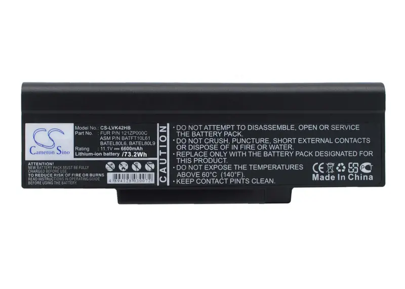 Dell Inspiron 1425/1427/1428 Laptop Battery – 11.1V, 4400Mah, 48.84Wh 1