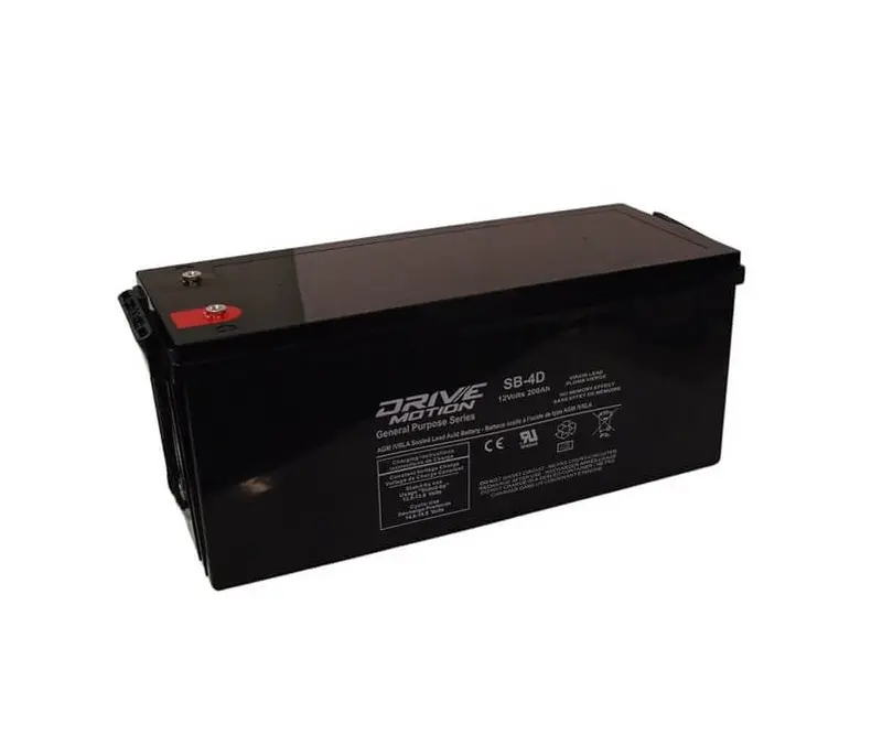Drivemotion Sb-4Dd Agm Standby Battery – 12V, 200Ah, General Purpose 1