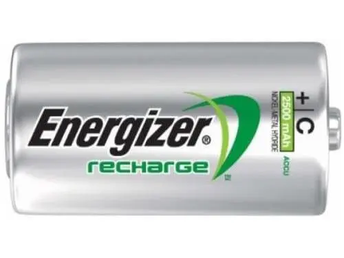 Energizer Nh35-2500 Rechargeable C-Cell – 2500Mah Nimh Button Top 1