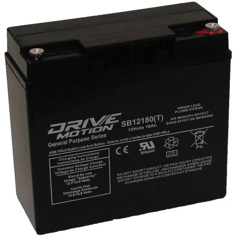 Enersys Np18-12B Replacement – 12V 18Ah Sealed Lead-Acid Battery With M5 Terminals 1