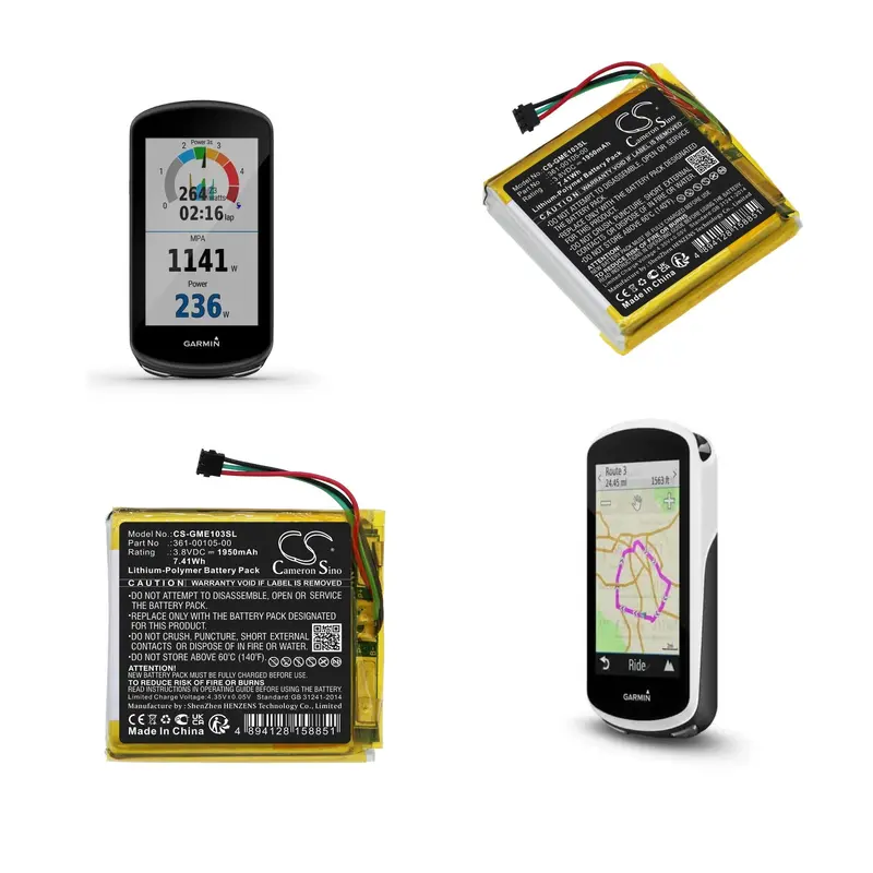 Garmin Edge 1030 Plus Gps Battery – 3.8V Li-Polymer, 1950Mah, 7.41Wh (361-00105-00) 1