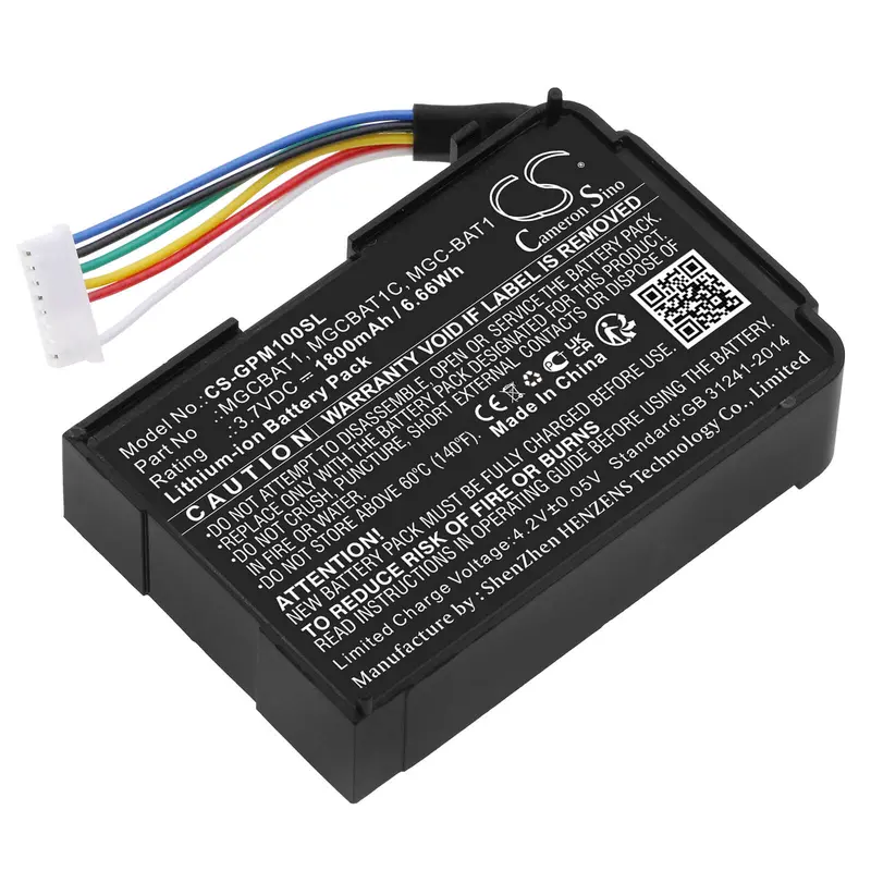 Gasclip Mgc-Pump Detector Battery – 3.7V Li-Ion, 1800Mah (6.66Wh) 1
