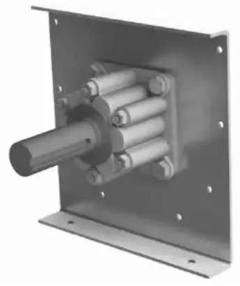 Hammond 2-7/16" Trough End Roller Bearing – End Shaft Mounting 1