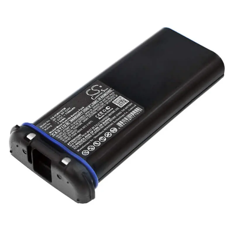 Icom Two-Way Radio Battery – 7.2V Ni-Mh 1100Mah (Bp-224 Compatible, 7.92Wh) 1