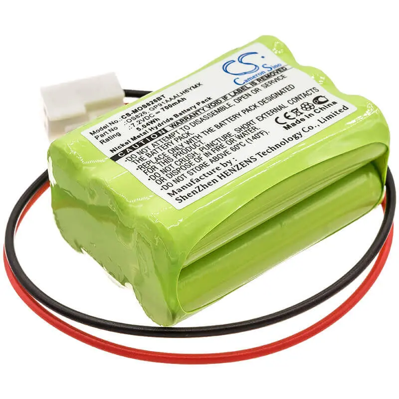 Infinite & Proguard Alarm Battery – 7.2V Ni-Mh, 700Mah, 5.04Wh For Prime Wes Siren, Marmitek, Os826 Systems 1