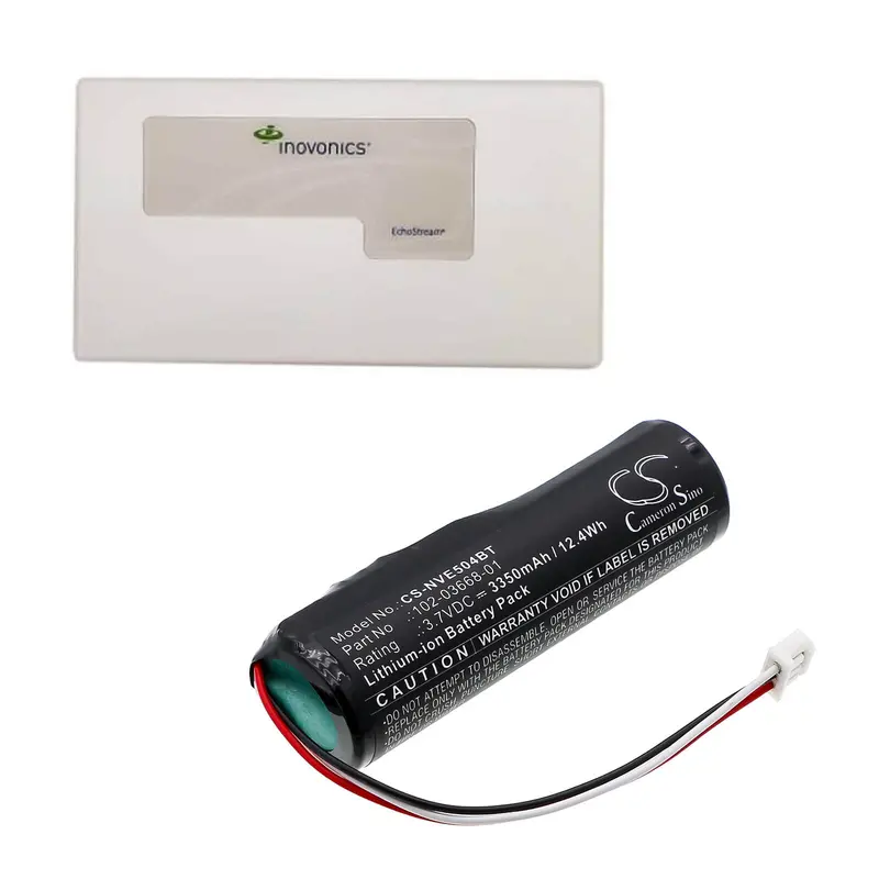 Inovonics Alarm System Battery – 3.7V 3350Mah Li-Ion Compatible With Ee5000, En5040, 102-03668-01 1