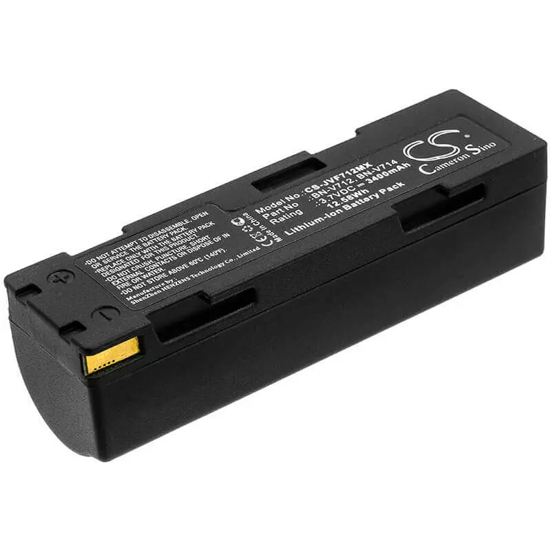 Jvc Bn-V712 Camera Battery – 3.7V Li-Ion, 3400Mah, 12.58Wh For Gr-Dv14 & Gr-Dv2 1