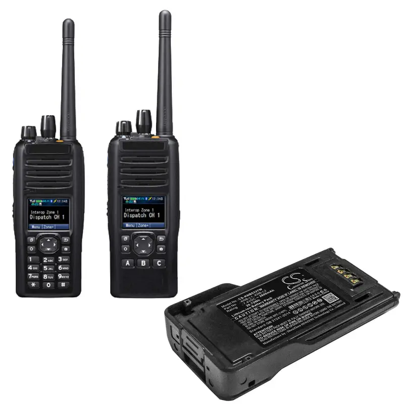 Kenwood Nx-5000/Nx-5200 & Knb-L1 Two-Way Radio Battery – 7.4V Li-Ion, 2800Mah, 20.72Wh 1