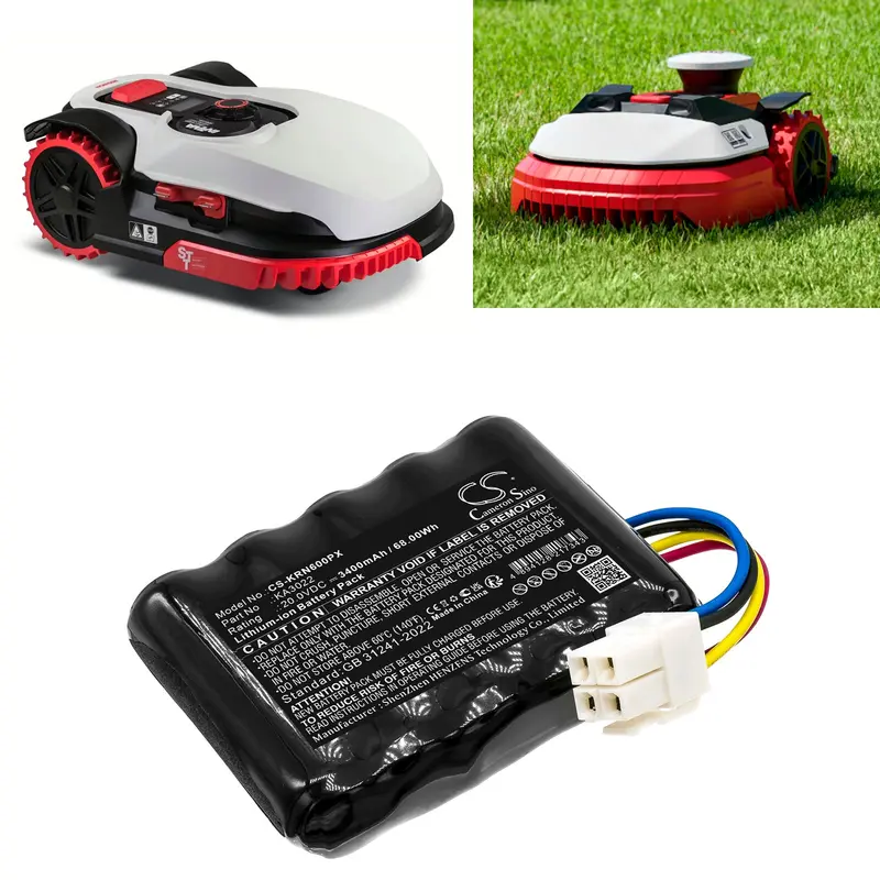 Kress & Mission Lawn Mower Battery – 20V Li-Ion, 3400Mah, 68Wh (59003453, Kr100 Nano) 1