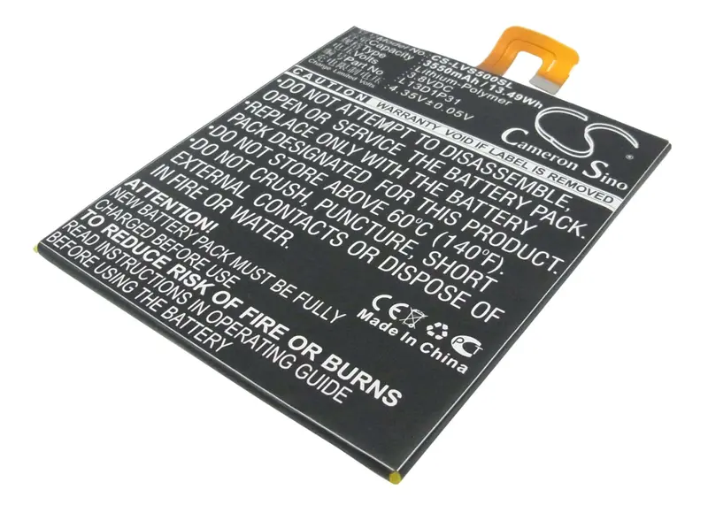 Lenovo A3500 Tablet Battery – 3.8V Li-Polymer, 3550Mah, 13.49Wh (L13D1P31, A3500Fl 7-Inch) 1