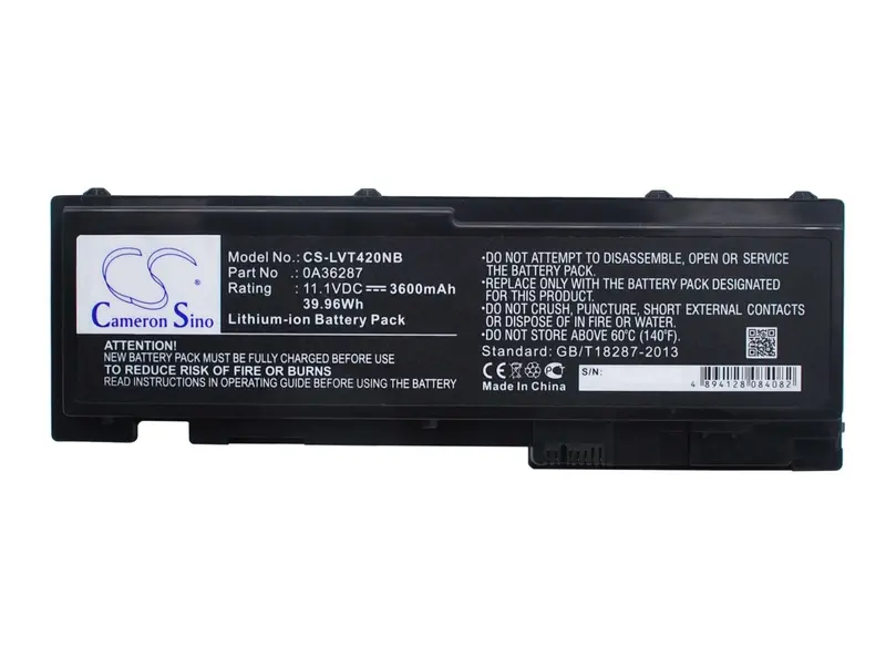 Lenovo Thinkpad T420S (4171-A13) Laptop Battery – 11.1V, 3600Mah, 39.96Wh 1