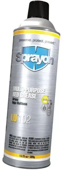Lu102 Red Multi-Purpose Grease – 16 Oz Aerosol Can (Case Of 12) 1