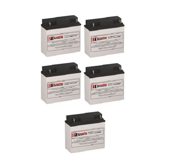 Mitsubishi 7011A-30 Ups Battery Set — 5×12V 18Ah Sealed Lead-Acid Units 1