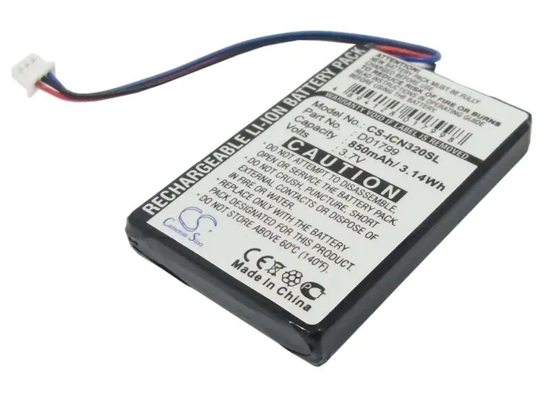 Navman Gps Battery – 3.7V Li-Ion 850Mah (Icn320/Icn330 Compatible, 3.15Wh) 1