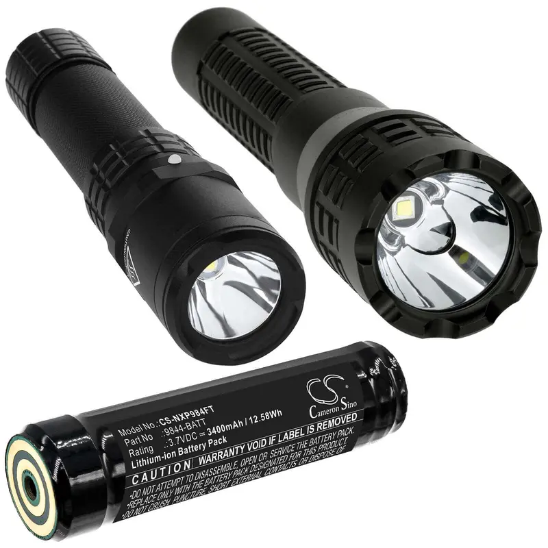 Nightstick Flashlight Replacement Battery – 3.7V Li-Ion, 3400Mah, 12.58Wh (Models 9844-Batt, Nsp-9842Xl, Nsr-9844Xl) 1