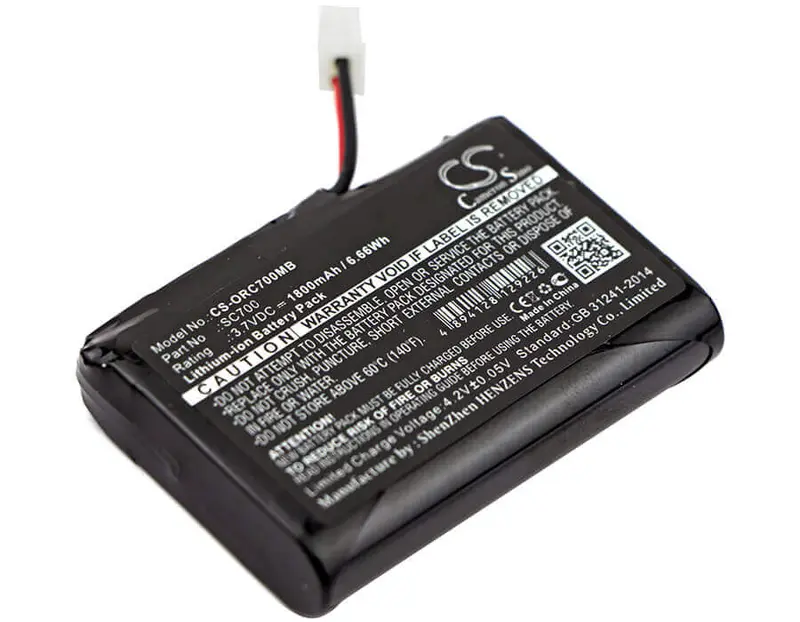 Oricom Sc700/Sc705 Secure 700 Baby Monitor Battery – 3.7V, 1800Mah Li-Ion (6.66Wh) 1