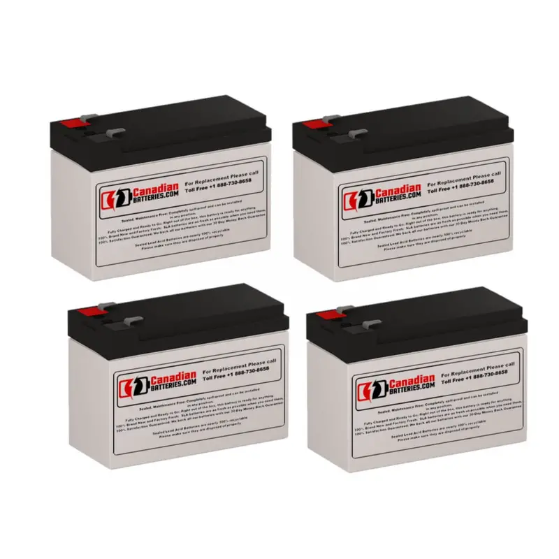 Powerware 5P2200 Ups Battery Pack – Four 12V, 9Ah Agm Batteries (108Wh Total) 1