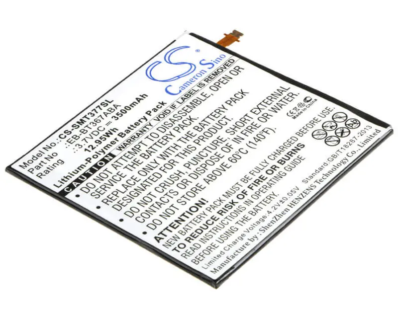 Samsung Galaxy Tab A 8.0 (2017) Replacement Tablet Battery – 3.7V Li-Polymer, 3500Mah, 12.95Wh 1