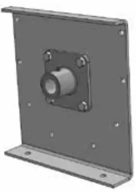 Style 101 Trough End – 12-Inch Screw Conveyor W/ 2-Inch Bearing Support 1