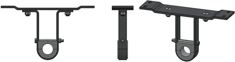 Style 230 Screw Conveyor Hanger — 9-Inch Length, 1-1/2-Inch Shaft, Wood Bearing 1