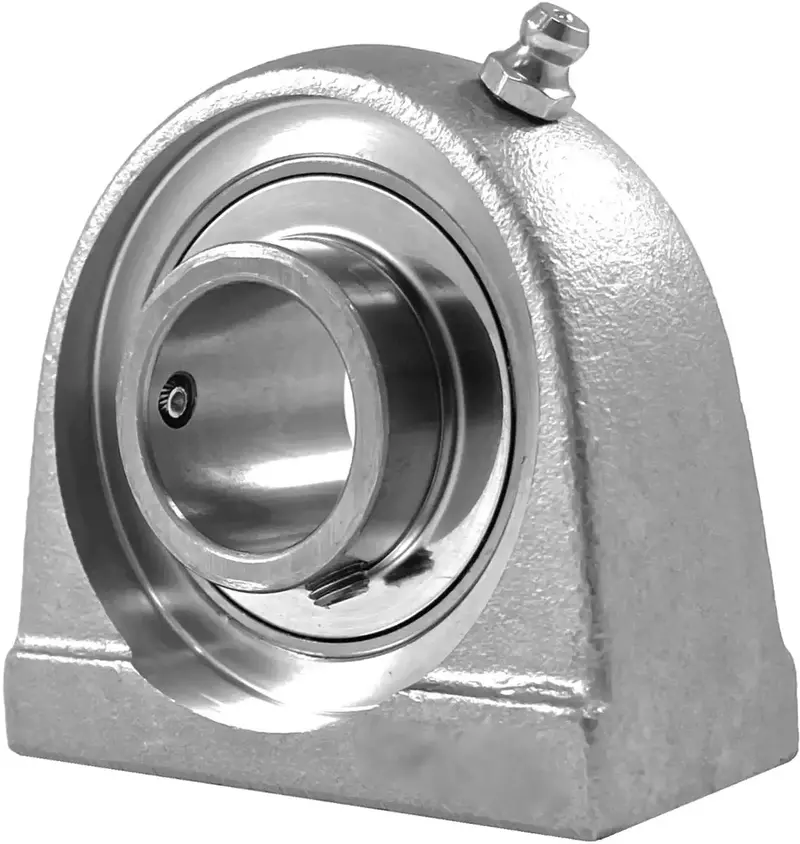 Sucspam206-18 Stainless Steel Pillow Block Bearing – 1-1/8-Inch Tapped Base 1