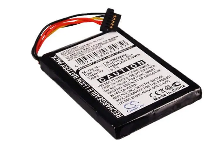 Tomtom Go 550 Live Gps Battery – 3.7V Li-Ion, 1100Mah, 4.07Wh (P11P11-43-S01, 8Cp5.011.11) 1