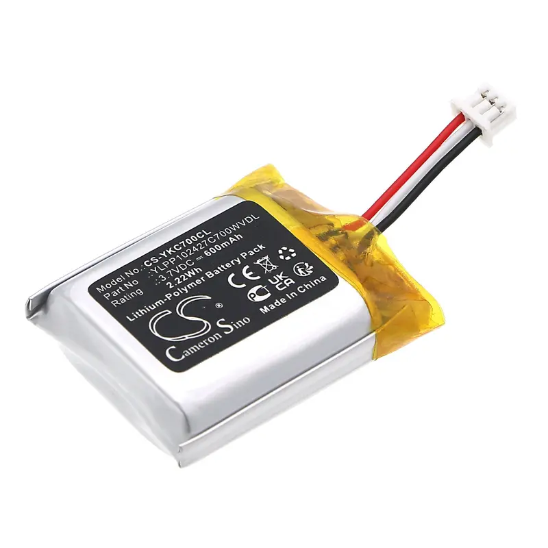 Yealink Cp700 Compatible Communication Battery – 3.7V Li-Polymer, 600Mah, 2.22Wh (Model Ylpp102427C700Wvdl) 1